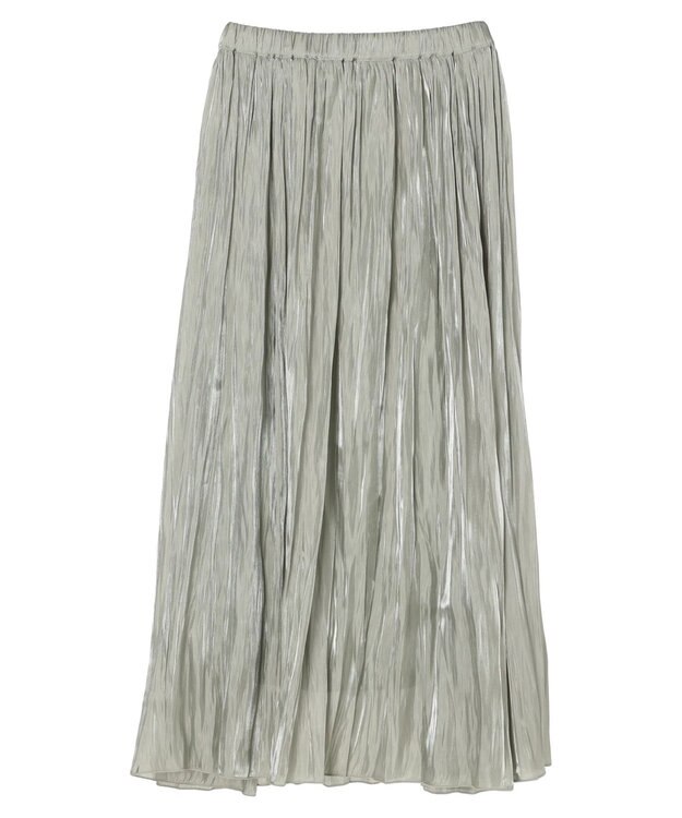 earth music&ecology シャイニーギャザースカート Mint