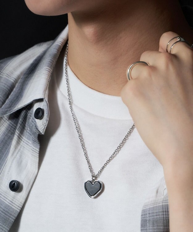 WEGO M変型ストーンネックレス ブラックその他