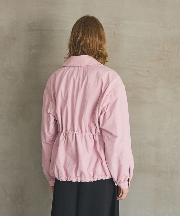 GRACE CONTINENTAL ナイロンパディングブルゾン ピンク