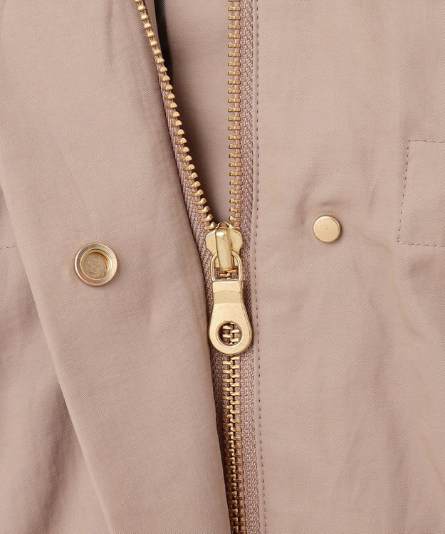 組曲 【WEB限定】中綿ライナー付き モッズコート ブラウン系