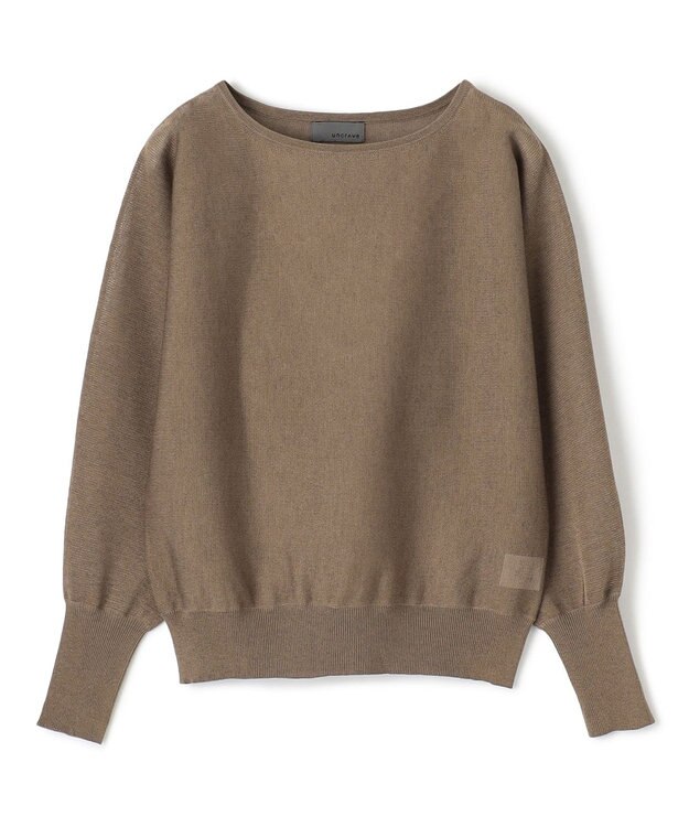 uncrave シアーニット ドルマントップス モカ