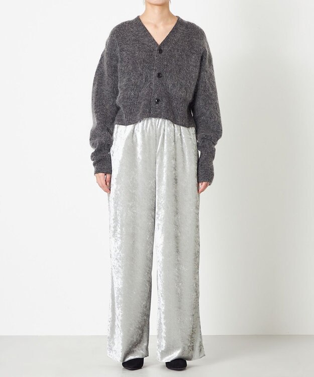 NAVE 【ReNAVE】ウールモヘア カーディガン チャコール系