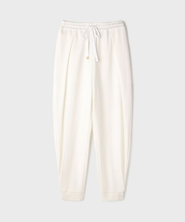 GRACE CONTINENTAL ポンチイージーパンツ ホワイト