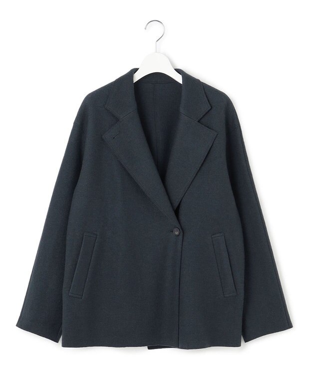 23区 L コンプレストパイル ライトアウター ダルブルー系