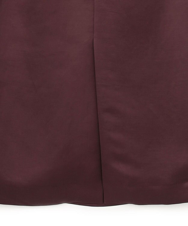 BEIGE， CASSITER / リネンブレンド サテンスカート Bordeaux