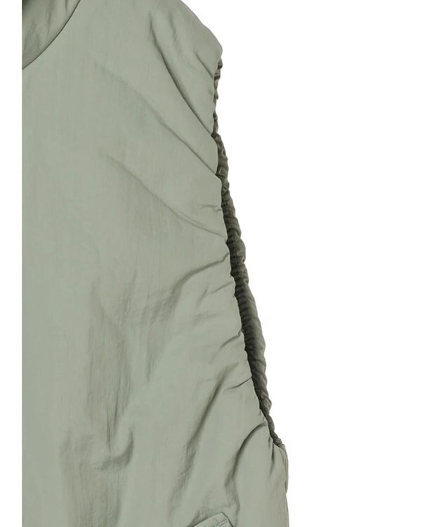 Green Parks 中わたスタンドカラーベスト Olive