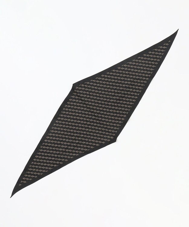 23区 Ratti チェーンモチーフ ダイヤ スカーフ ブラック系5