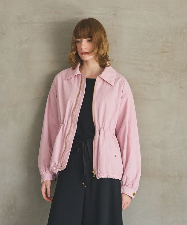 GRACE CONTINENTAL ナイロンパディングブルゾン ピンク