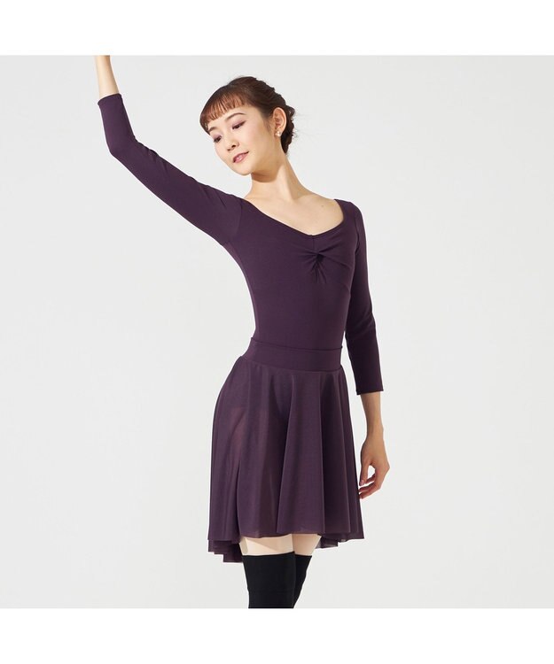 Chacott スカート ブラックベリー