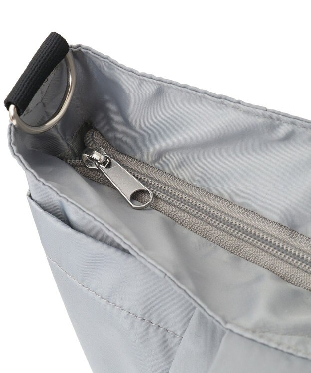 Green Parks ・ＱＵＯＮ　シャイニービッグボストンショルダー Light Gray