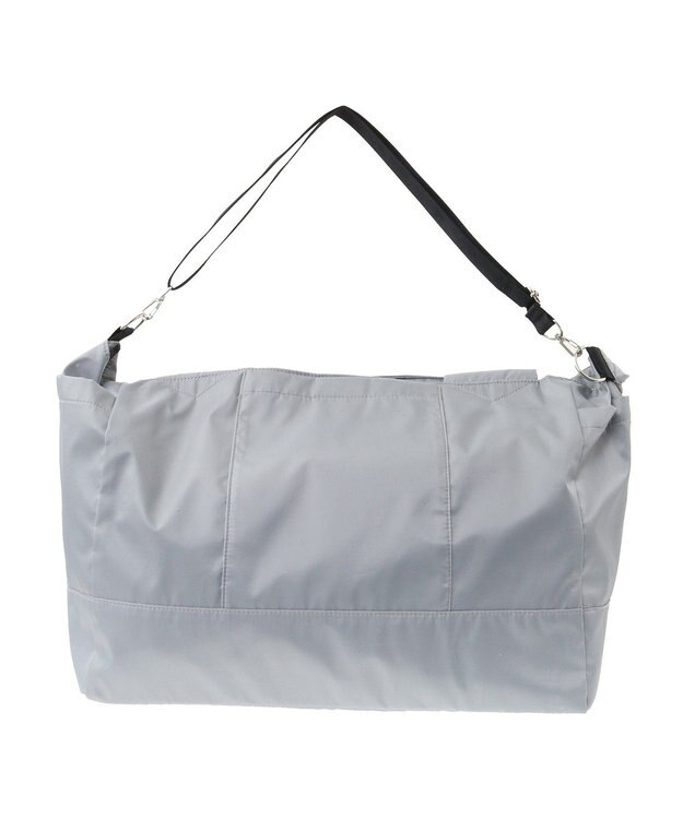 Green Parks ・ＱＵＯＮ　シャイニービッグボストンショルダー Light Gray