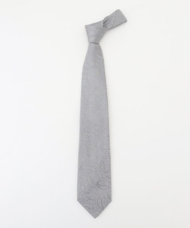 J.PRESS MEN 【J.PRESS 10PLY LUXURY SILK COLLECTION】ペイズリー ネクタイ ライトグレー系7