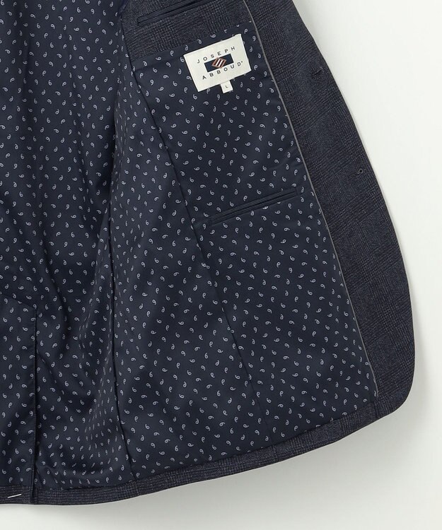 JOSEPH ABBOUD 【ストレッチ/多機能レジャージャケット】ツィーディージャージー ジャケット ネイビー系4