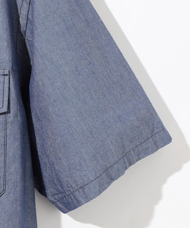 JOSEPH ABBOUD MOUNTAIN 【テーム・ヤルヴィモチーフ】バックデザイン 半袖シャツ ネイビー系