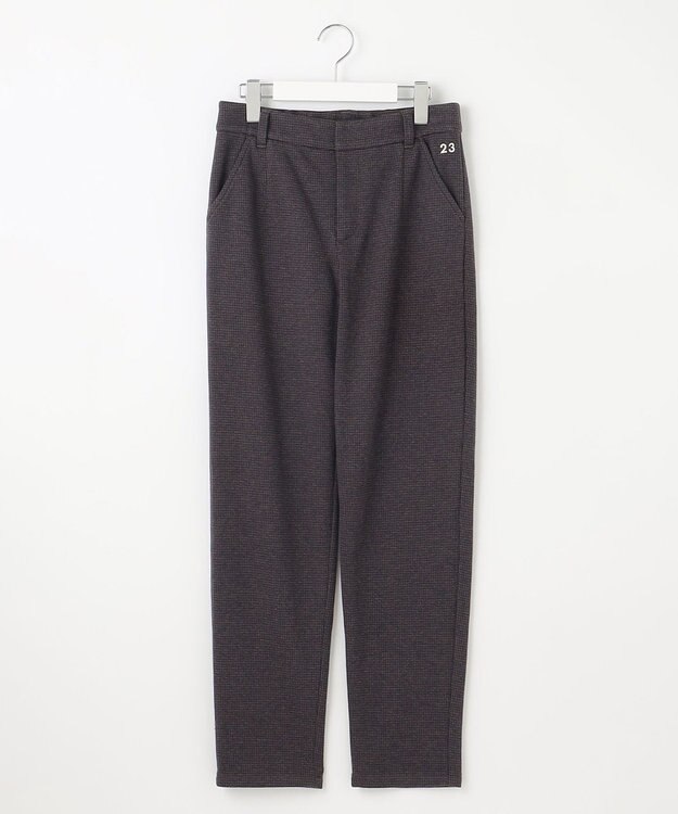 23区GOLF 【WOMEN】【ストレッチ】千鳥柄プリント パンツ ダークブラウン系5