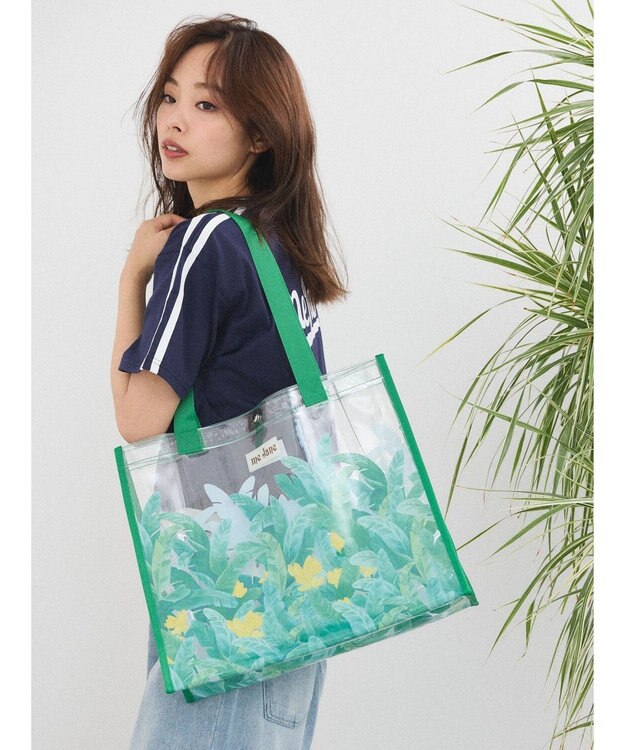 Green Parks ｍｅ　Ｊａｎｅ／ＰＶＣプリントトートＢａｇ Green