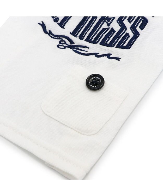 PET PARADISE J.PRESS スキッパーポロシャツ 小型犬 ホワイト