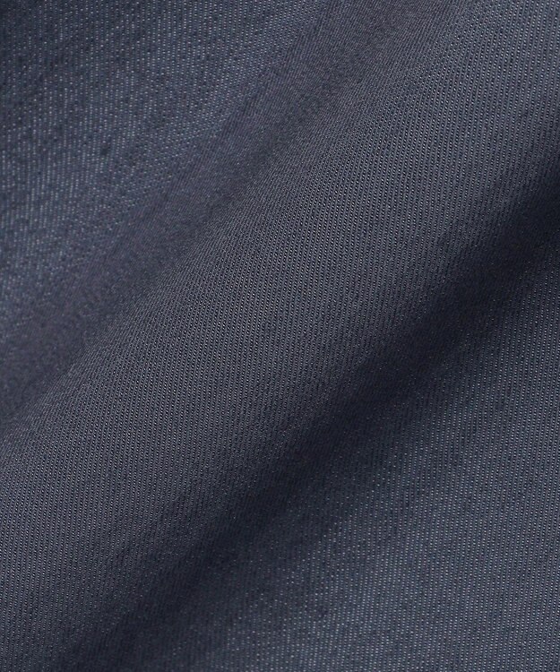 ICB L 【洗える】 ドレープスラブデニム ワイドパンツ インディゴ系