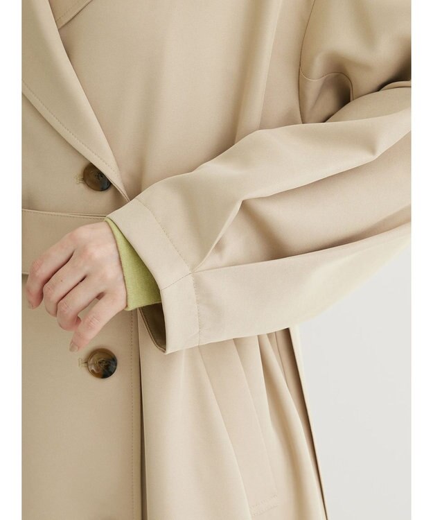 Green Parks ・ＥＬＥＮＣＡＲＥ　ＤＵＥ　コクーンスリーブトレンチコート Beige