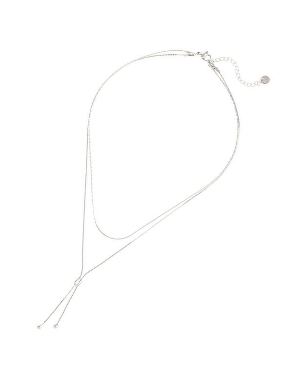 earth music&ecology 【ステンレス】Ｙ字ネックレス Silver