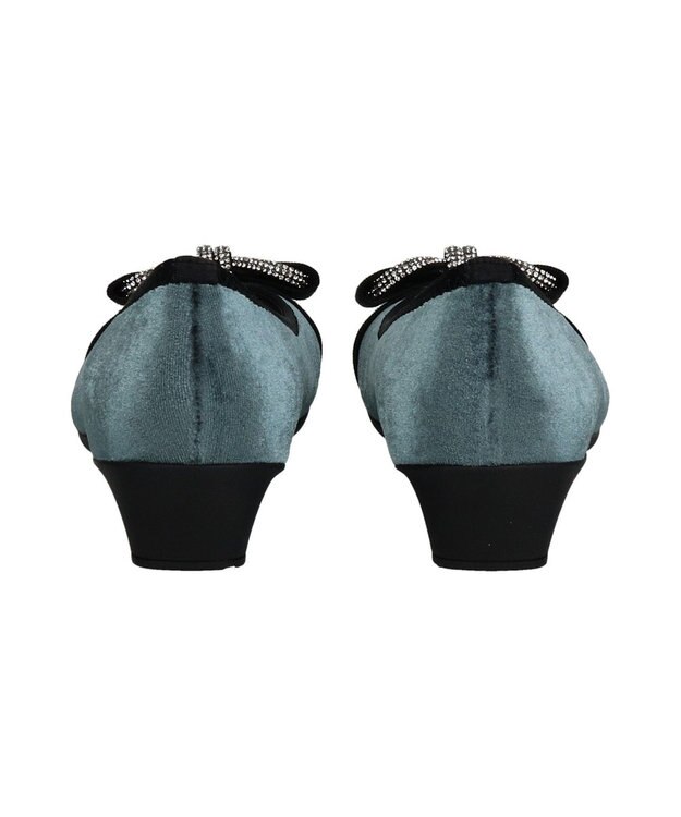 Bridget Birkin ＜3E＞【Bridget Birkin Walk】ジュエリーリボンウォーキングパンプス グレー雑材