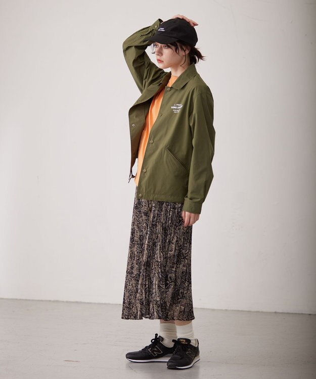 J.PRESS YORK STREET 【WOMEN】エアリープリーツ デザインスカート ブラック系5