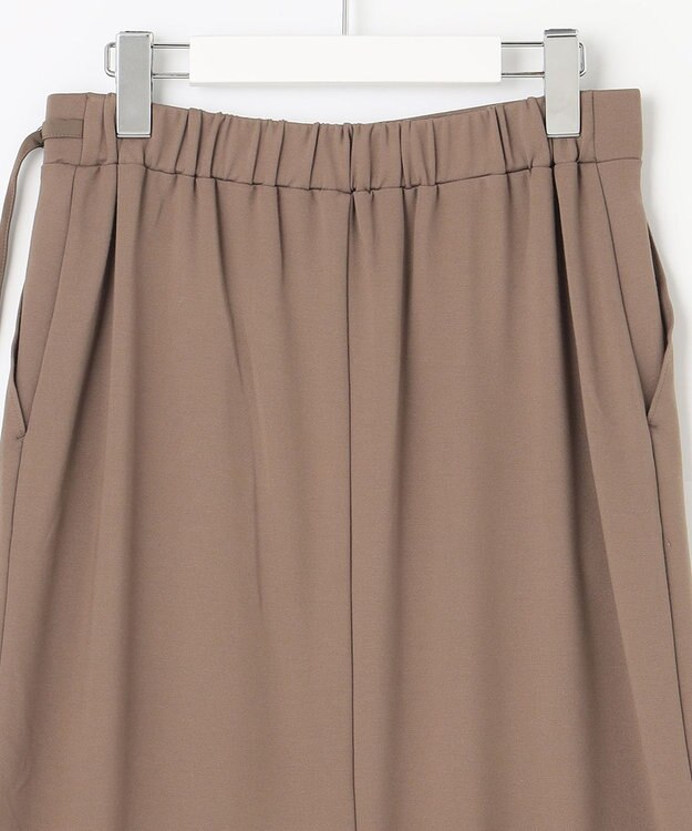 J.PRESS LADIES 【洗える】 バーズアイジャージー ナロー スカート ブラウン系