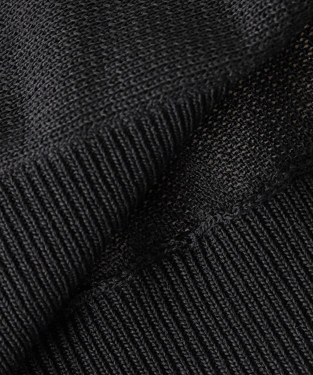 uncrave シアーニット ドルマントップス ブラック