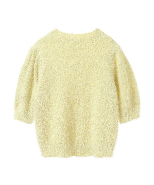 Green Parks ａ．ラメシャギーニットプルオーバー Yellow