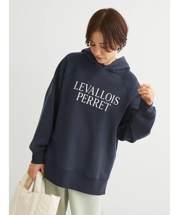 Green Parks 裏起毛パーカー Dark Navy