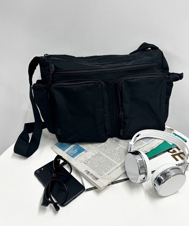 WEGO 立体ポケットショルダー ブラック