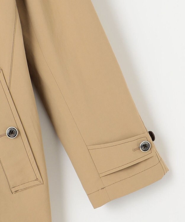 JOSEPH ABBOUD 【キングサイズ・サスティナブル素材/JAPANファブリック/撥水加工/マルチシーン対応】キューブテックス ステンカラー コート キャメル系