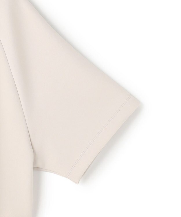 UNFILO L BEAUTY FORM JERSEY light バックZIP プルオーバー グレージュ