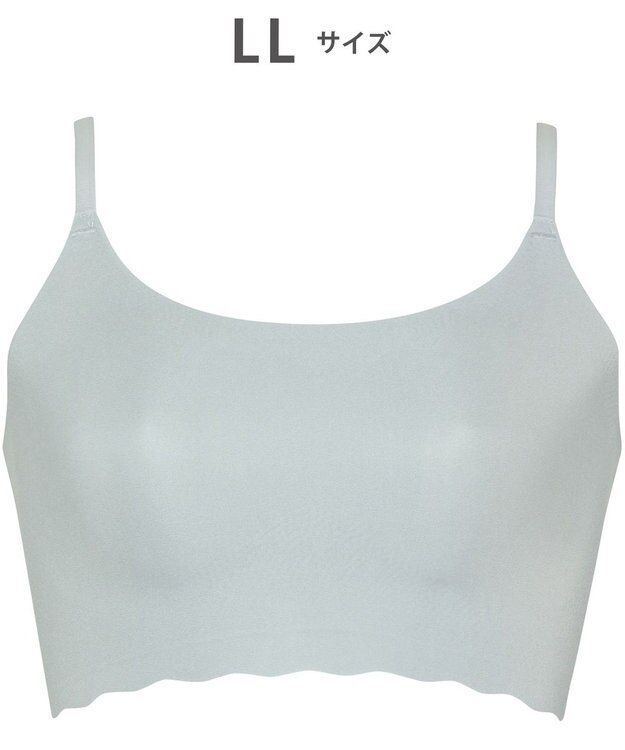 WACOAL 【GOCOCi ゴコチ】 ノンワイヤー ハーフトップ 伸びのよい素材を使用 ムレにくく快適 フラット仕上げ ホックなし ブラトップ レディース CGG220 /ワコール チャコールグレー
