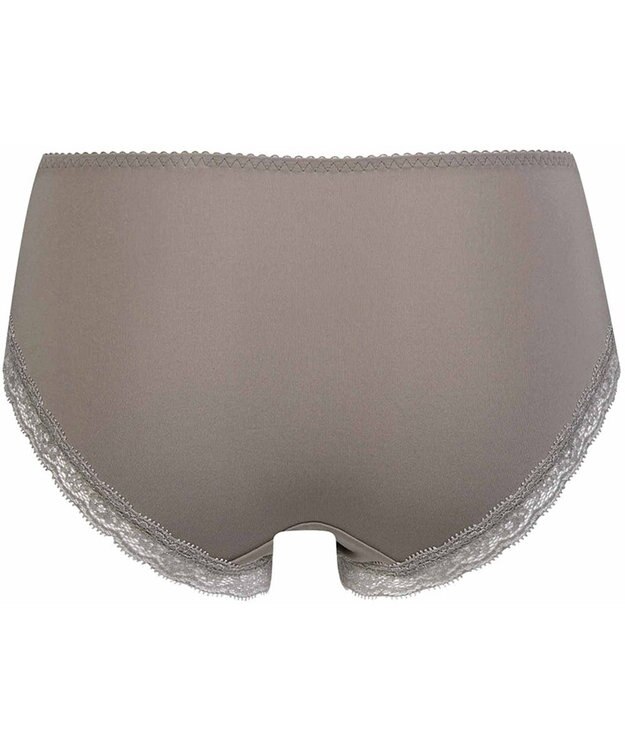 WACOAL ショーツ 【リボンブラ 脇すっきり】 BRB433とペア はきこみ丈あさめ ナイロンベア天竺素材(バック) レディース PRA133 /ワコール グレー
