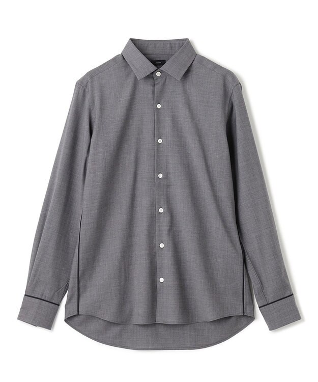 JOSEPH HOMME ACTIVE TROPICAL WOOL SHIRT ライトグレー系