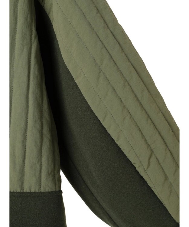 AMERICAN HOLIC キルポカ異素材Ｍｉｘロングコート Khaki