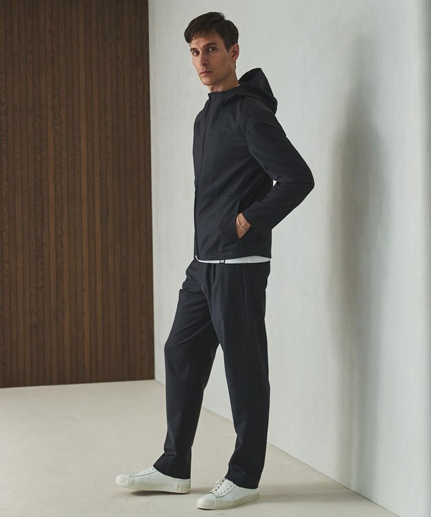 GOTAIRIKU カジュアルセットアップ対応【洗える/ストレッチ】YUNSA リラックストラウザーズ グレー系