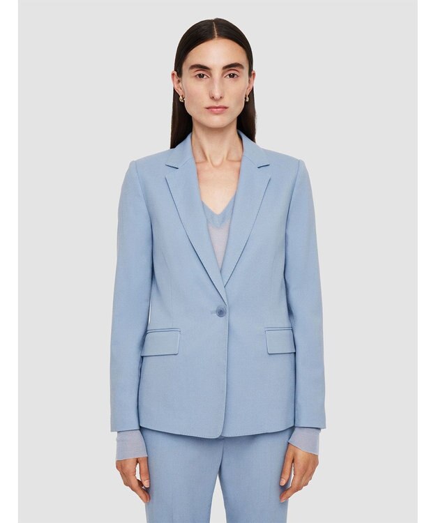  テーラリングクレープ　シングルブレストジャケット