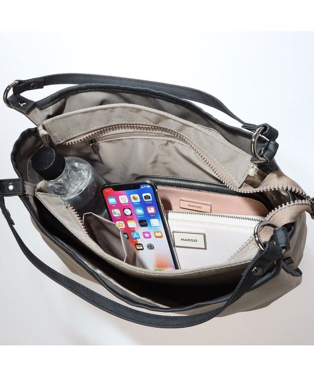 Y'SACCS 【Y’SACCS vous et】 横型3層トート グレージュ