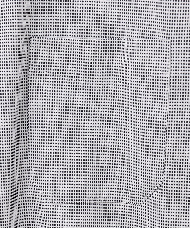 JOSEPH ABBOUD 【キングサイズ・快適な着心地/イージーケア】コンパクトジャージースクエアジャガート 半袖 シャツ ダルブルー系7