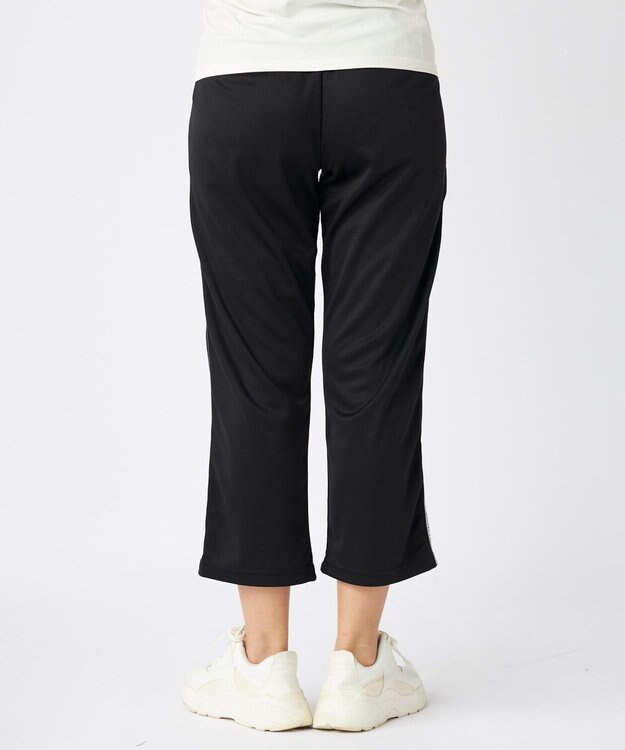 OP／FILA 【Marie claire sports】ロゴテープパンツ62丈 ブラック