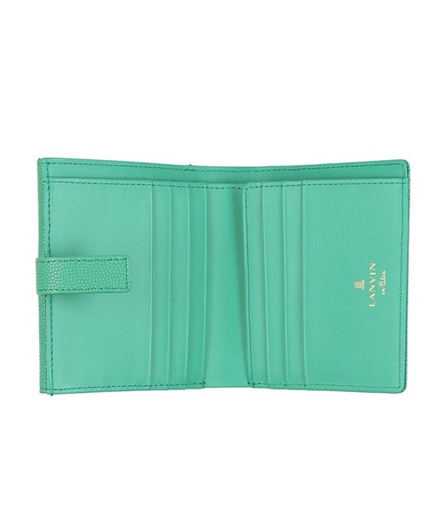 LANVIN en Bleu エルヴィー 内BOX財布 グリーン