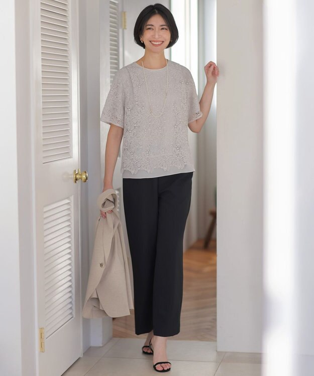 J.PRESS LADIES S BREEZE COOL トロ テーラード ジャケット ベージュ系