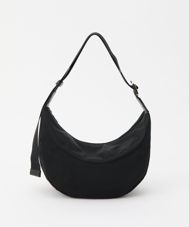 russet 《3/4～価格改定》クラウズナイロンラウンドショルダーバッグ (CE-1327-WEB) Black2