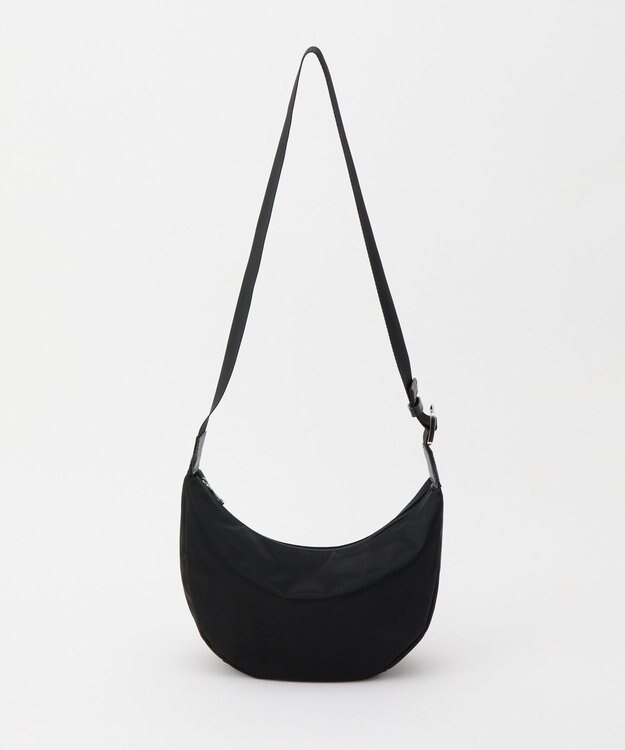 russet 《3/4～価格改定》クラウズナイロンラウンドショルダーバッグ (CE-1327-WEB) Black2