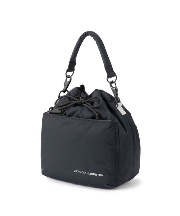 ZERO HALLIBURTON 【雑誌掲載】 DICROS SOLOシリーズ 巾着ショルダーバッグ ZHG-B DS 85006 ネイビー