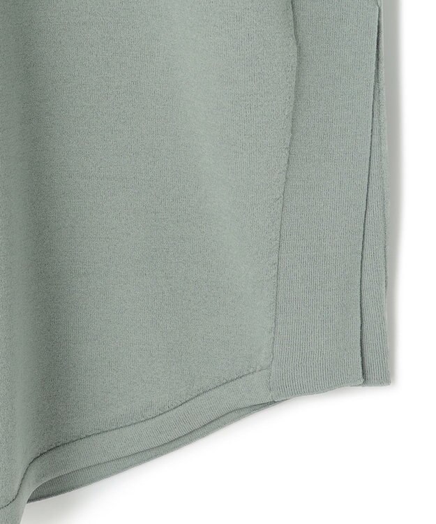 ICB L 【接触冷感・UVカット・洗える】 ヴィスコースナイロンハイゲージ プルオーバー ティールグレー系