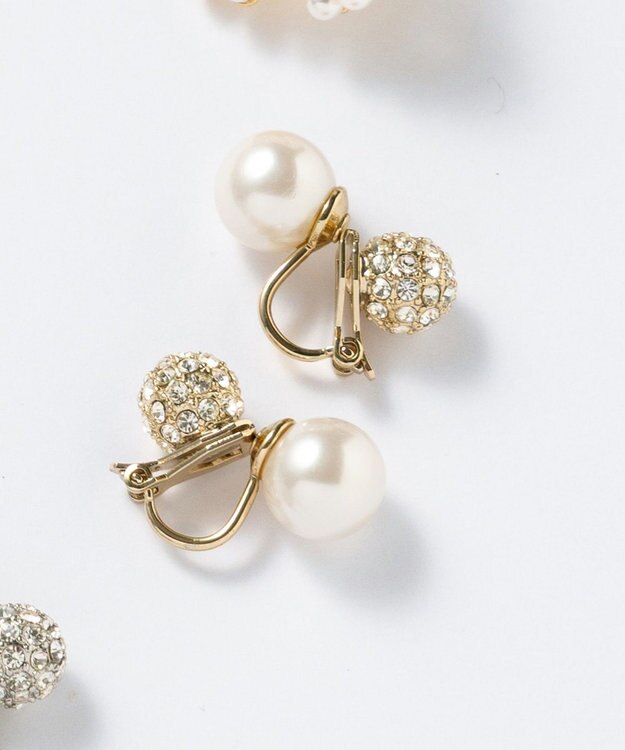 23区 【好評につき追加/VERY3月号掲載】2WAY パール イヤリング ゴールド系