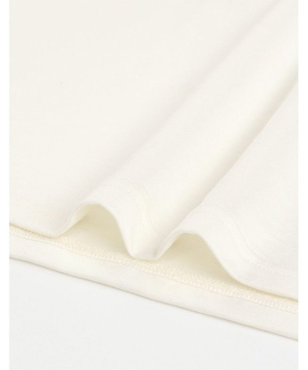 WACOAL PEANUTS トップス 4分袖 Tシャツ 綿100%(本体) スヌーピー レディース FTT168 /ワコール アイボリー